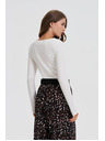 Moodo Blůzka s flitry bílá Moodo