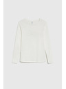 Moodo Blůzka s flitry bílá Moodo
