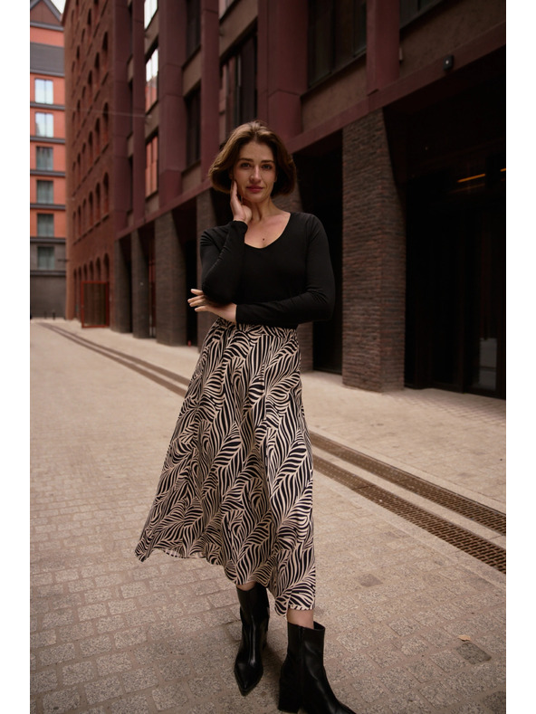 Moodo Bavlněné tričko černé Moodo