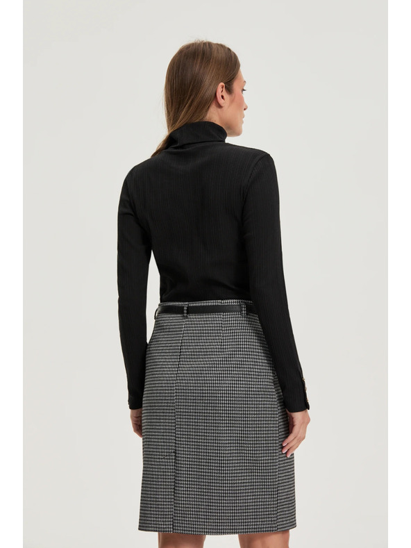 Moodo Bavlněný rolák černý Moodo