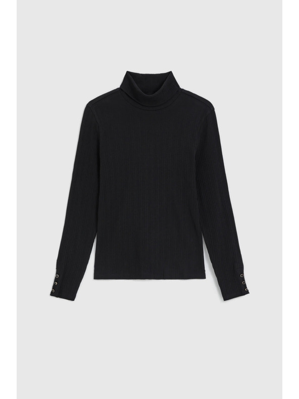 Moodo Bavlněný rolák černý Moodo