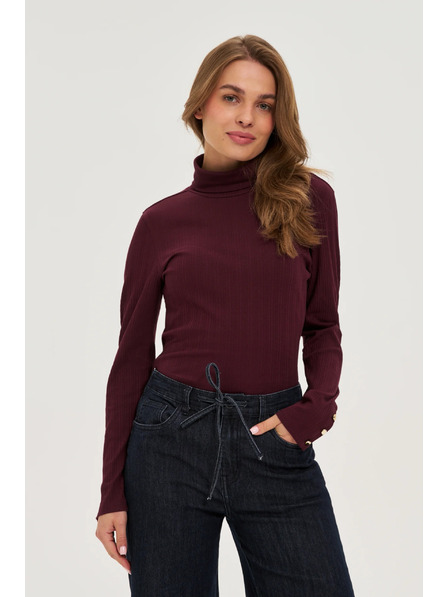 Moodo Bavlněný rolák vínový Moodo