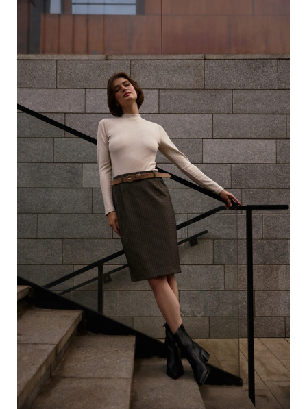 Moodo Béžová halenka s límcem Moodo