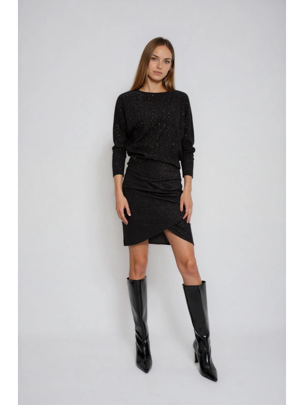 Moodo Lesklý top černý Moodo