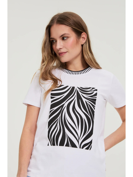 Moodo Tričko s potiskem bílé Moodo