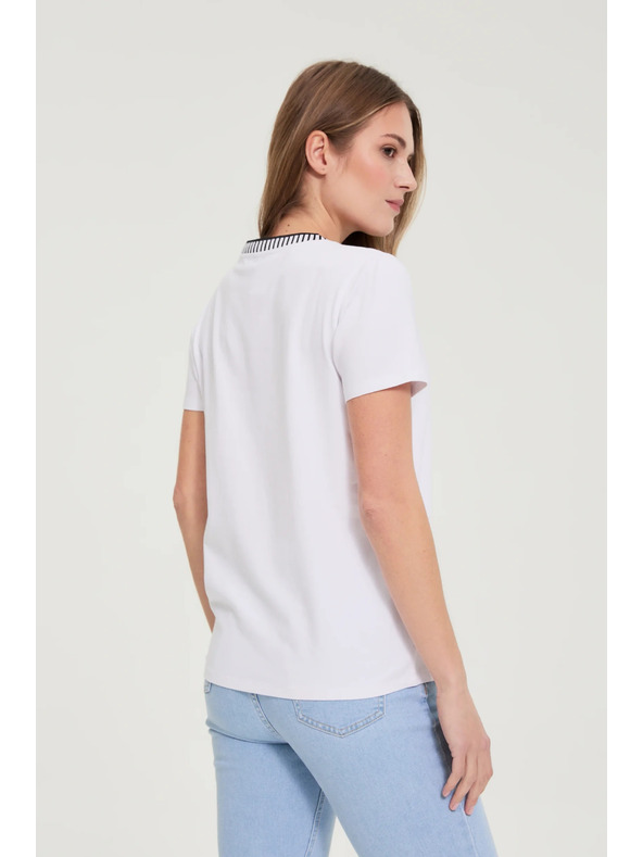 Moodo Tričko s potiskem bílé Moodo