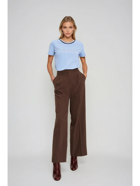 Moodo Halenka s nápisem světle modrá Moodo