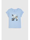 Moodo Tričko s potiskem světle modré Moodo
