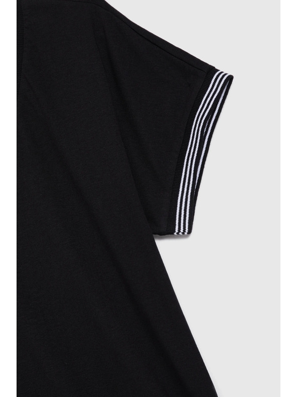 Moodo Blůzka z bavlny černá Moodo