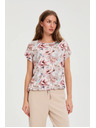 Moodo Pink Floral Blouse Moodo