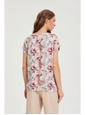 Moodo Pink Floral Blouse Moodo