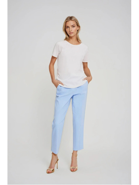 Moodo Bílá halenka s ozdobnými knoflíky Moodo