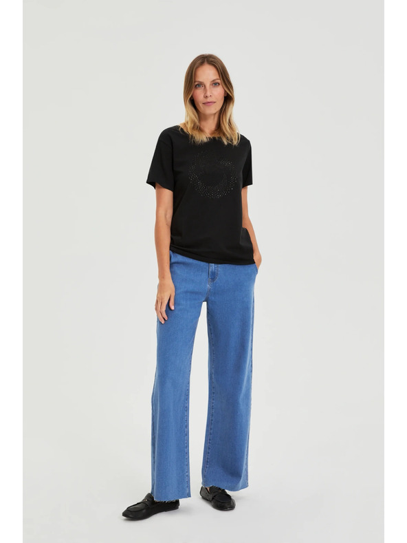 Moodo Černá halenka s kapsami Moodo