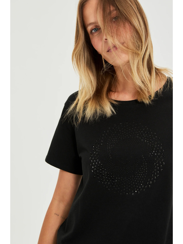 Moodo Černá halenka s kapsami Moodo