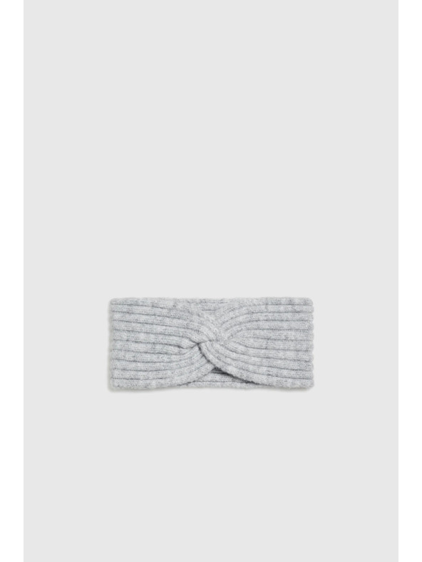 Moodo Pletená šedá čelenka Moodo