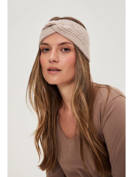 Moodo Pletená růžová čelenka Moodo