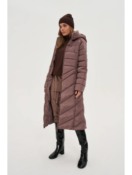 Moodo Zimní čepice hnědá Moodo