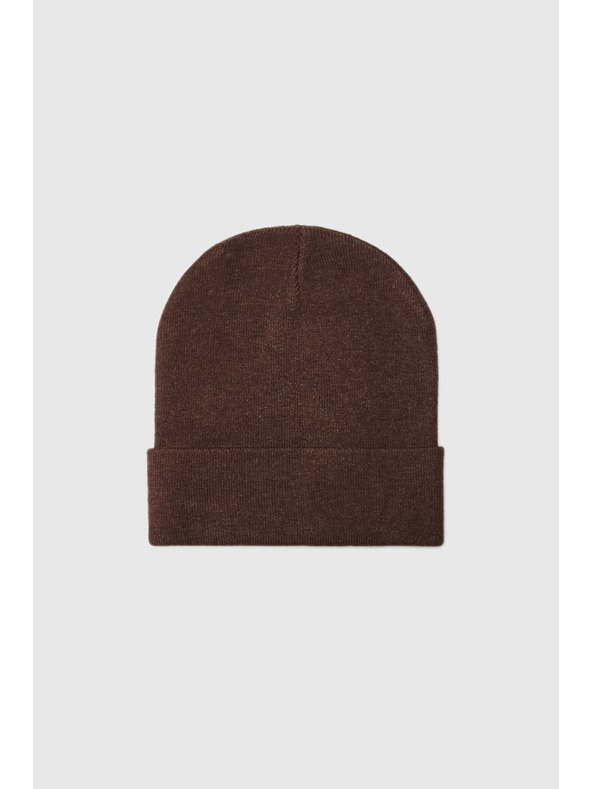 Moodo Zimní čepice hnědá Moodo