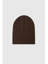 Moodo Čepice s korálky hnědá Moodo