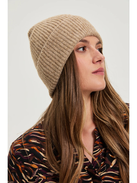 Moodo Zimní čepice béžová Moodo