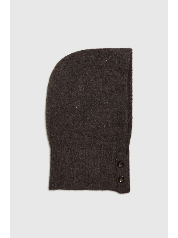 Moodo Pletená hnědá kukla Moodo