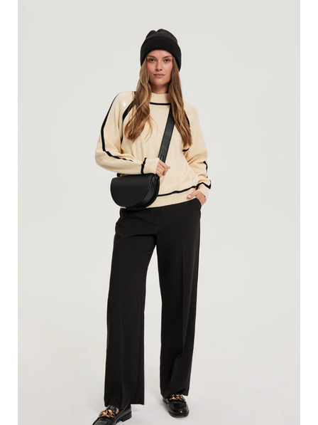 Moodo Čepice s metalickou nití černá Moodo