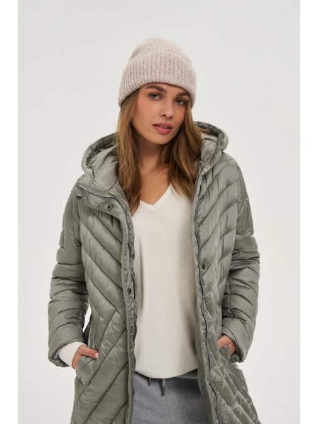 Moodo Čepice s příměsí vlny béžová Moodo