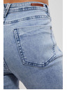 Moodo Světle modré džíny medium waist s kapsami Moodo
