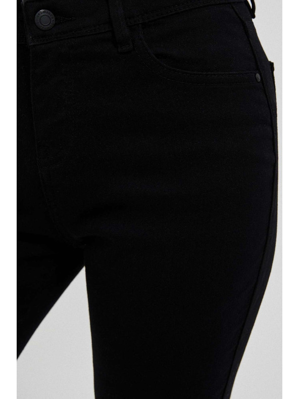 Moodo Skinny džíny s středním pasem černé Moodo