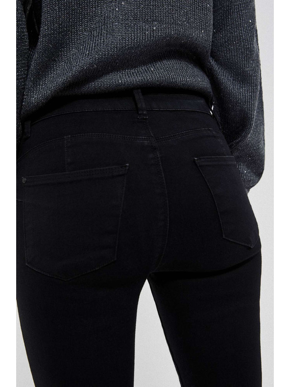 Moodo Džíny push up s vysokým pasem černé Moodo