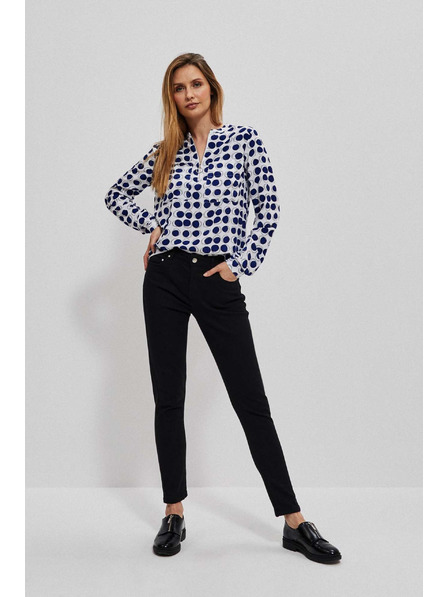 Moodo Grafitové push up džíny Moodo