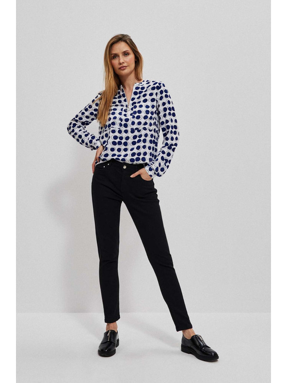 Moodo Grafitové push up džíny Moodo