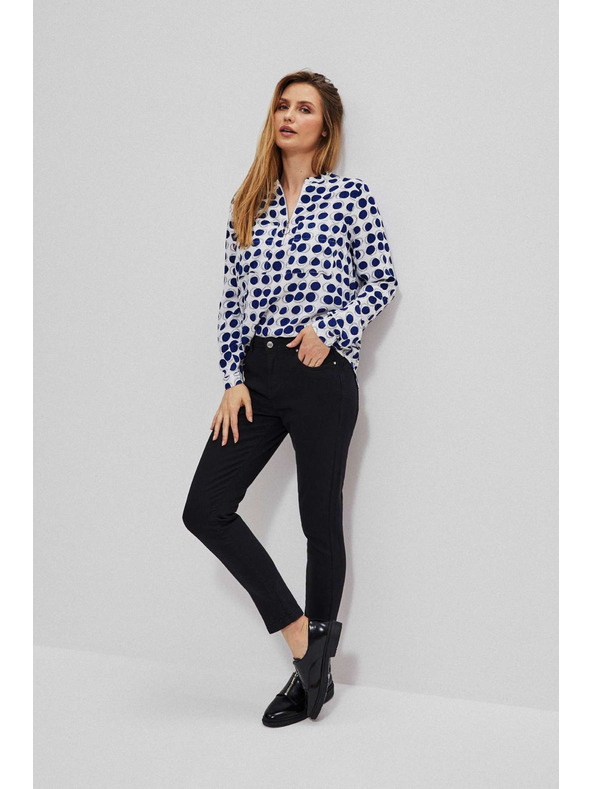 Moodo Grafitové push up džíny Moodo