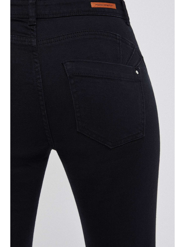 Moodo Grafitové push up džíny Moodo