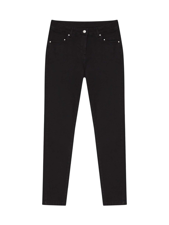 Moodo Grafitové push up džíny Moodo