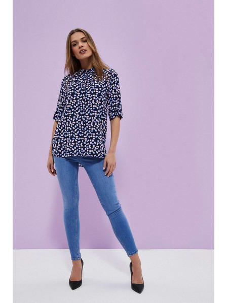 Moodo Modré push up džíny Moodo