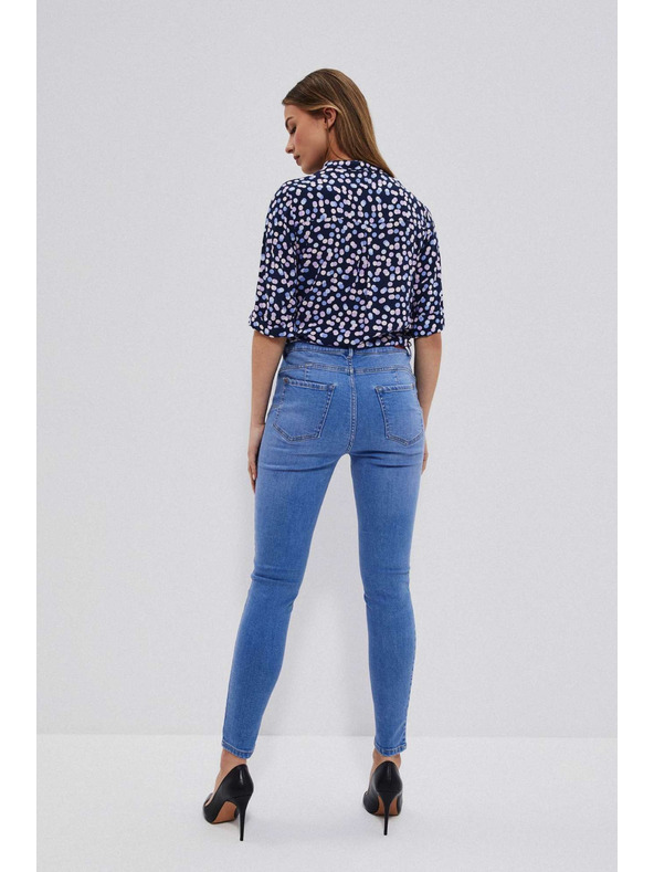 Moodo Modré push up džíny Moodo