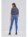 Moodo Modré push up džíny Moodo
