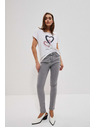 Moodo Šedé push up džíny Moodo