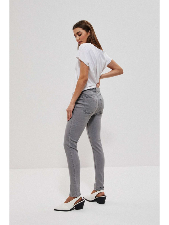Moodo Šedé push up džíny Moodo