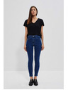 Moodo Džíny s vysokým pasem modré Moodo