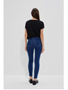 Moodo Džíny s vysokým pasem modré Moodo