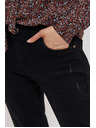 Moodo Černé džíny s rovným střihem Moodo