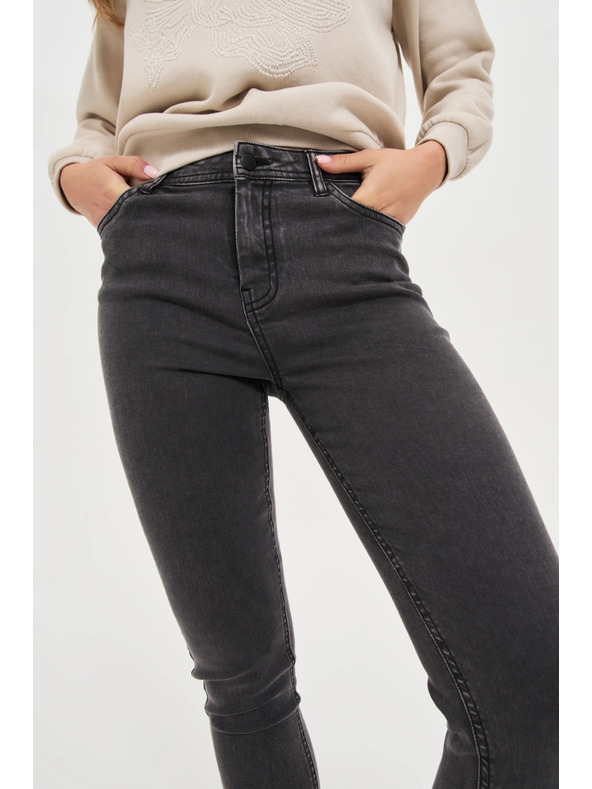 Moodo Úzké džíny grafitové Moodo