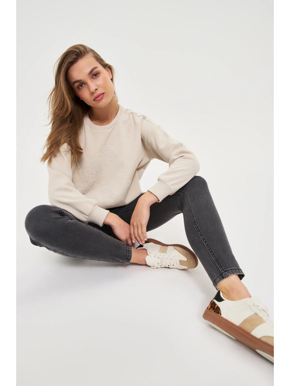 Moodo Úzké džíny grafitové Moodo