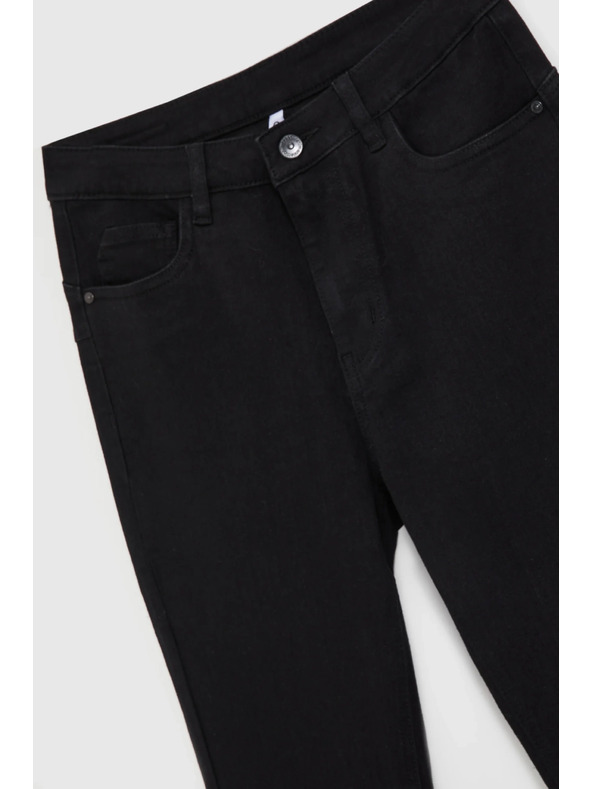 Moodo Černé zvonové džíny Moodo