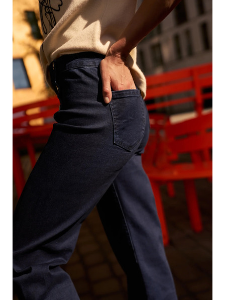 Moodo Tmavě modré džíny wide leg Moodo