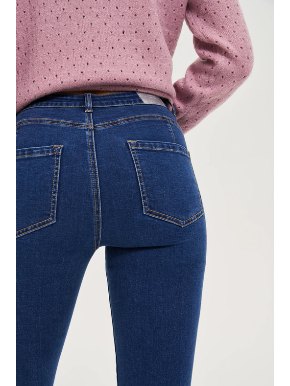 Moodo Úzké džíny tmavě modré Moodo