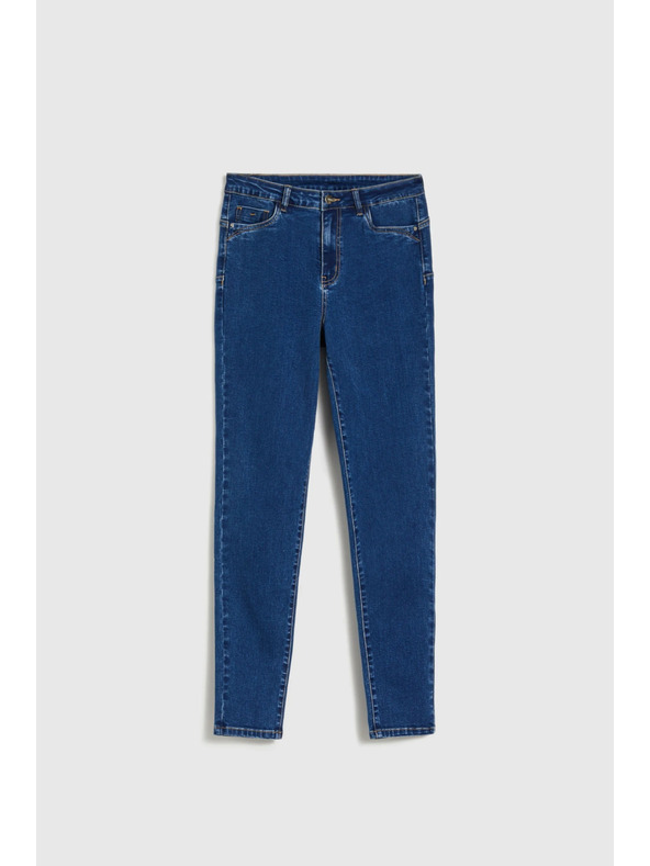 Moodo Úzké džíny tmavě modré Moodo