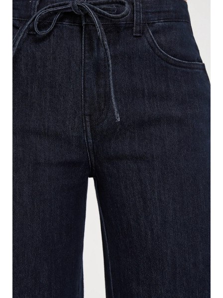 Moodo Džíny se širokými nohavicemi tmavě modré Moodo